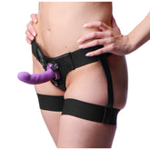 Bardot Garter Belt  Style Strap On Harness
